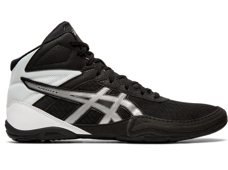 ASICS MATFLEX 6 Wrestling Shoes for Men - Black/Silver Training Footwear
