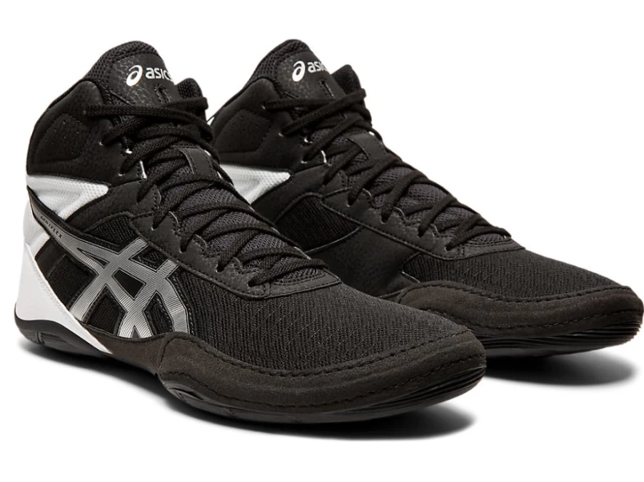ASICS MATFLEX 6 Wrestling Shoes for Men - Black/Silver Training Footwear