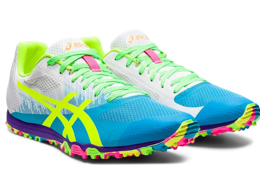ASICS HYPER XC 2 Unisex Running Shoes - Digital Aqua/Safety Yellow