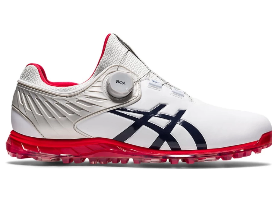 ASICS Men's GEL-ACE PRO 5 BOA Running Shoes - White/Peacoat