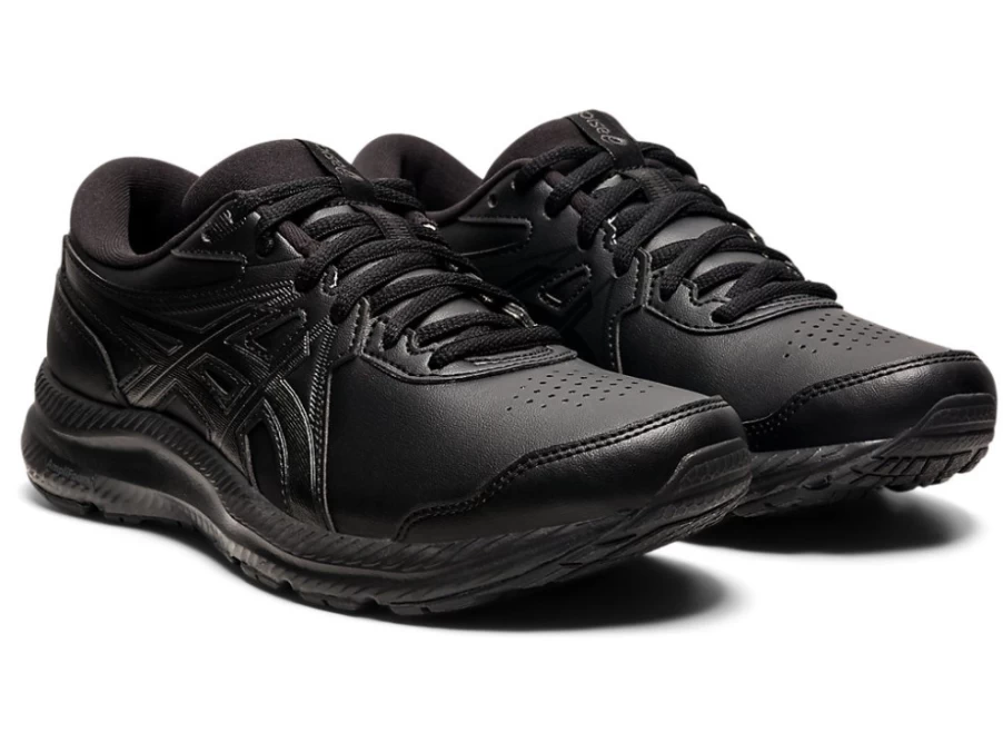 ASICS Women's GEL-Contend Walker D Walking Shoes in Black/Black