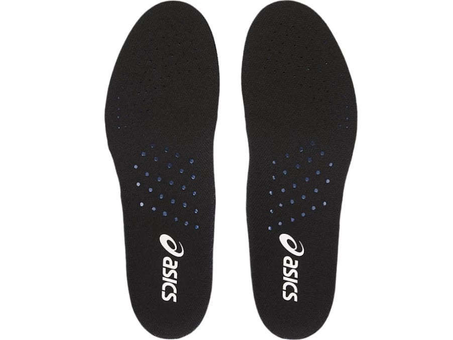 ASICS Unisex Performance Sockliner - Black/White Cushioned Comfort for Athletic Shoes