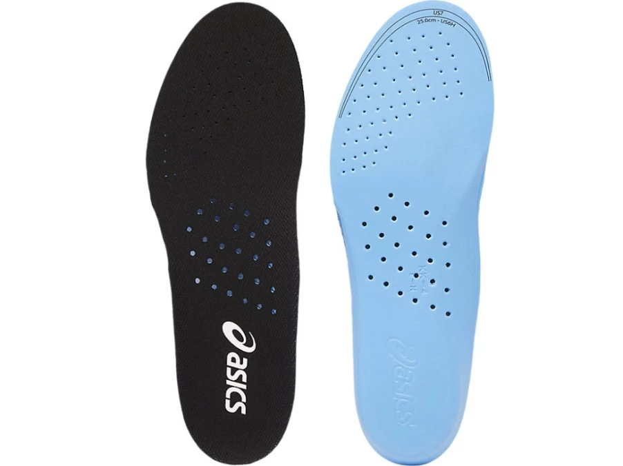 ASICS Unisex Performance Sockliner - Black/White Cushioned Comfort for Athletic Shoes