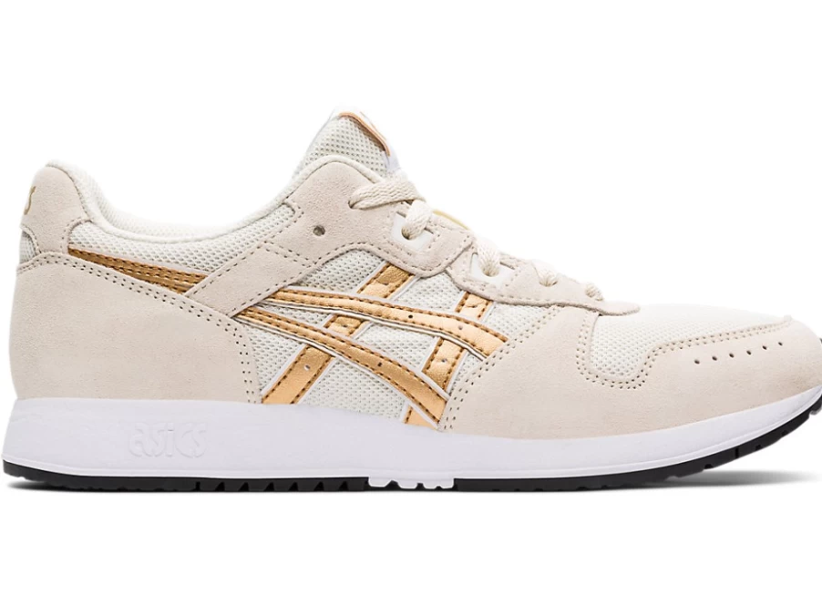 ASICS LYTE CLASSIC Women's Sneakers in Birch/Pure Gold - Retro Running Shoes