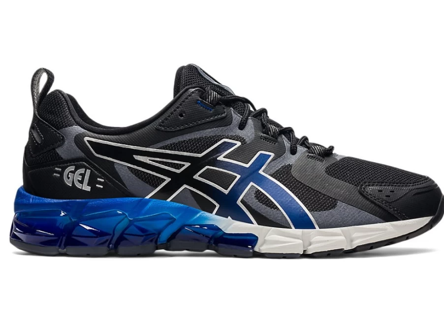 ASICS Men's GEL-QUANTUM 180 Running Shoes - Black/Monaco Blue