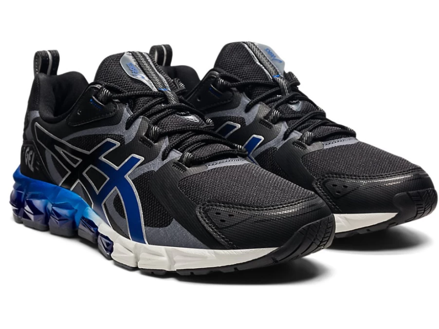 ASICS Men's GEL-QUANTUM 180 Running Shoes - Black/Monaco Blue