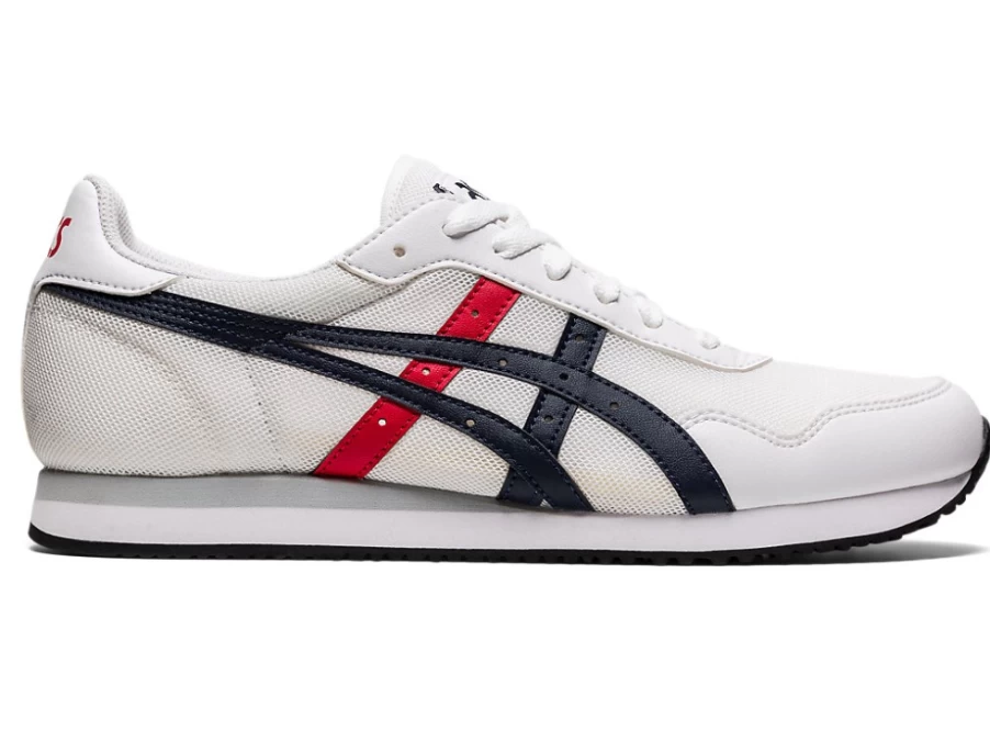 ASICS TIGER RUNNER Unisex Sneakers in White/Midnight - Lightweight Running Shoes