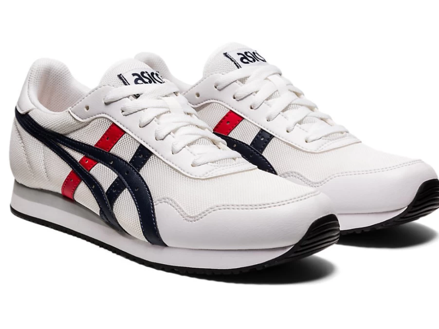 ASICS TIGER RUNNER Unisex Sneakers in White/Midnight - Lightweight Running Shoes