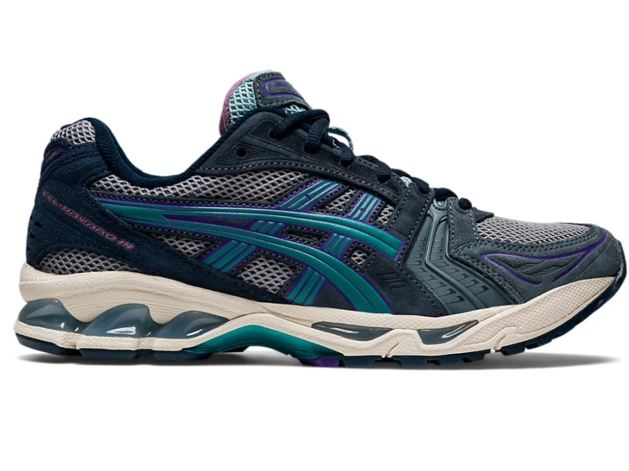ASICS GEL-KAYANO 14 Unisex Running Shoes - Sheet Rock/Beryl Green