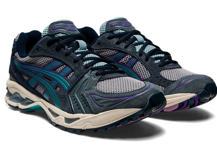 ASICS GEL-KAYANO 14 Unisex Running Shoes - Sheet Rock/Beryl Green