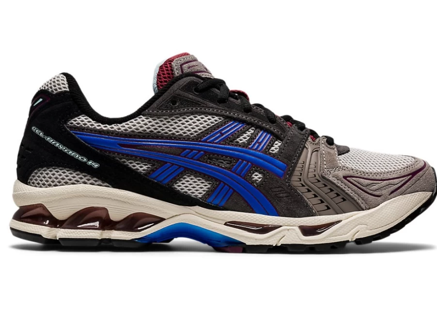 ASICS GEL-KAYANO 14 Unisex Running Shoes - Oyster Grey/Illusion Blue