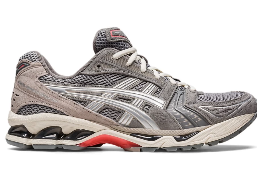 ASICS GEL-KAYANO 14 Unisex Running Shoes - Clay Grey/Pure Silver