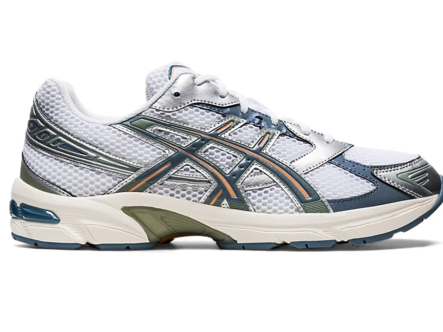 ASICS GEL-1130 Unisex Running Shoes in White/Ironclad - Cushioned Comfort for Men & Women
