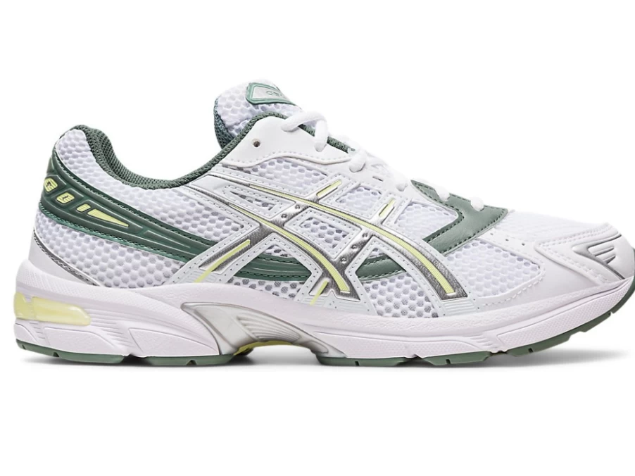 ASICS GEL-1130 Unisex Running Shoes in White/Huddle Yellow - Cushioned Comfort for Men & Women