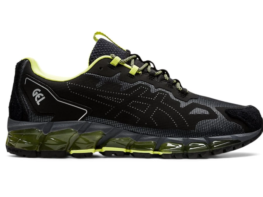 ASICS Men's GEL-QUANTUM 360 6 Running Shoes - Black/Glow Yellow