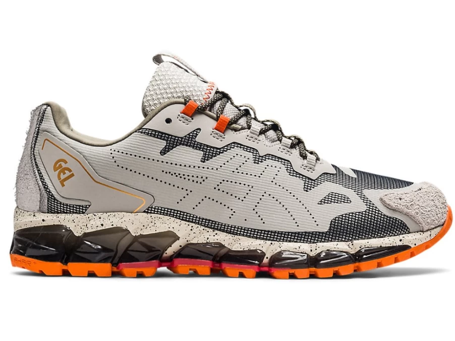 ASICS GEL-QUANTUM 360 6 Running Shoes for Men - Oyster Grey/Mink - Cushioned Support & Comfort