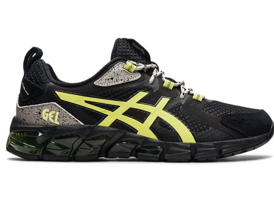 ASICS Men's GEL-QUANTUM 180 Running Shoes - Black/Glow Yellow