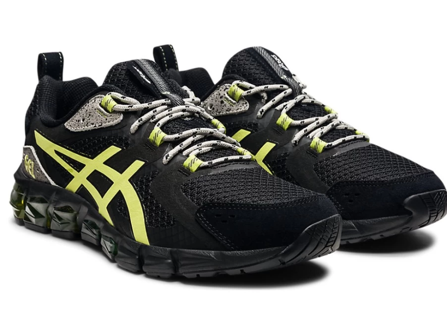 ASICS Men's GEL-QUANTUM 180 Running Shoes - Black/Glow Yellow