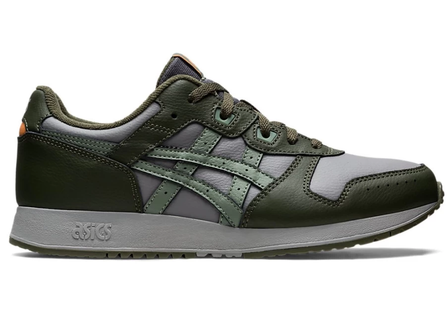 ASICS LYTE CLASSIC Men's Sneakers in Clay Grey/Lichen Green - Retro Running Shoes