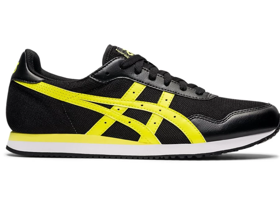 ASICS TIGER RUNNER Men's Running Shoes - Black/Sour Yuzu