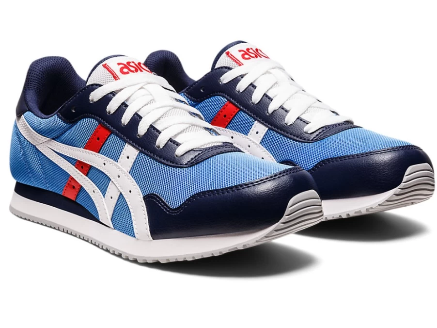 ASICS Men's TIGER RUNNER Sneakers in Blue Coast/White - Lightweight Running Shoes