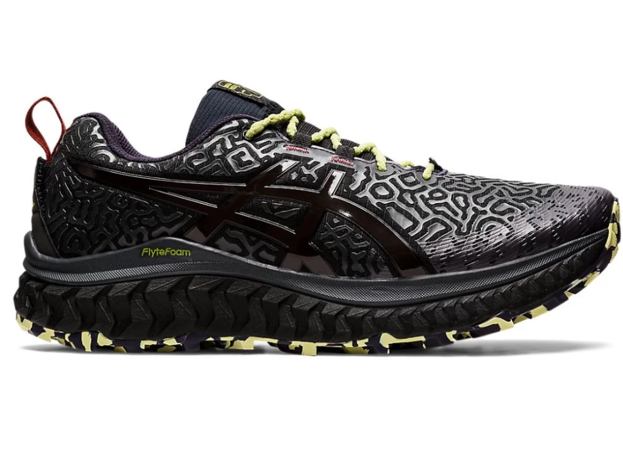 ASICS Trabuco Max Men's Trail Running Shoes - Black/Cinnabar