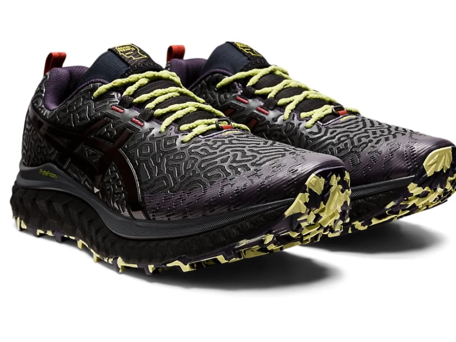 ASICS Trabuco Max Men's Trail Running Shoes - Black/Cinnabar