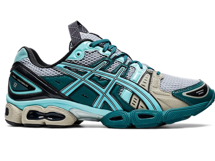 ASICS UB3-S GEL-NIMBUS 9 Unisex Running Shoes - Piedmont Grey/Aruba Blue