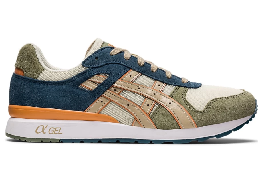ASICS GT-II Men's Sneakers in Cream/Feather Grey - Retro Running Shoes