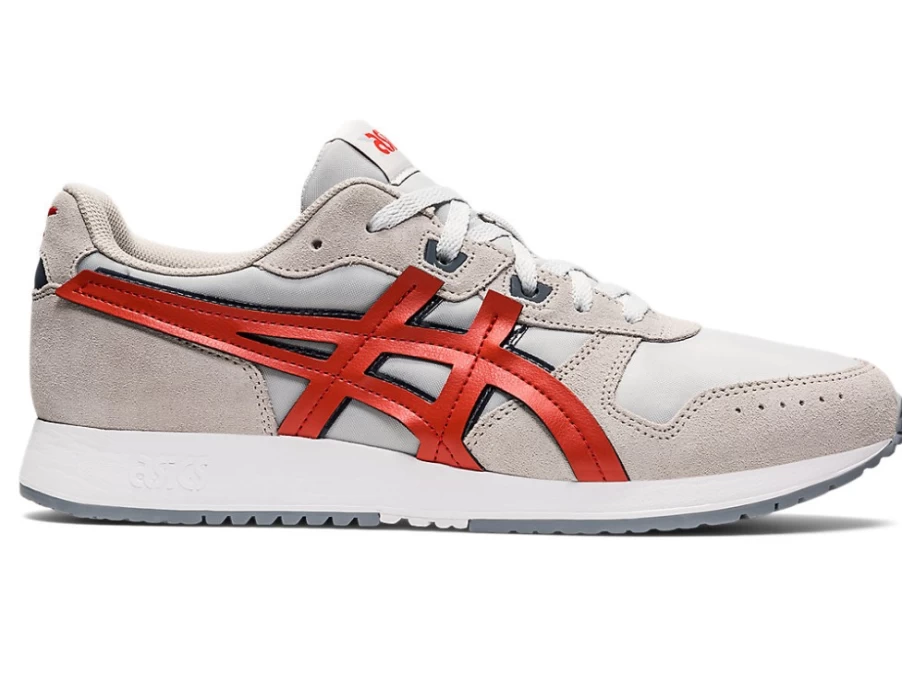 ASICS LYTE CLASSIC Men's Sneakers in Glacier Grey/Red Clay - Retro Running Shoes