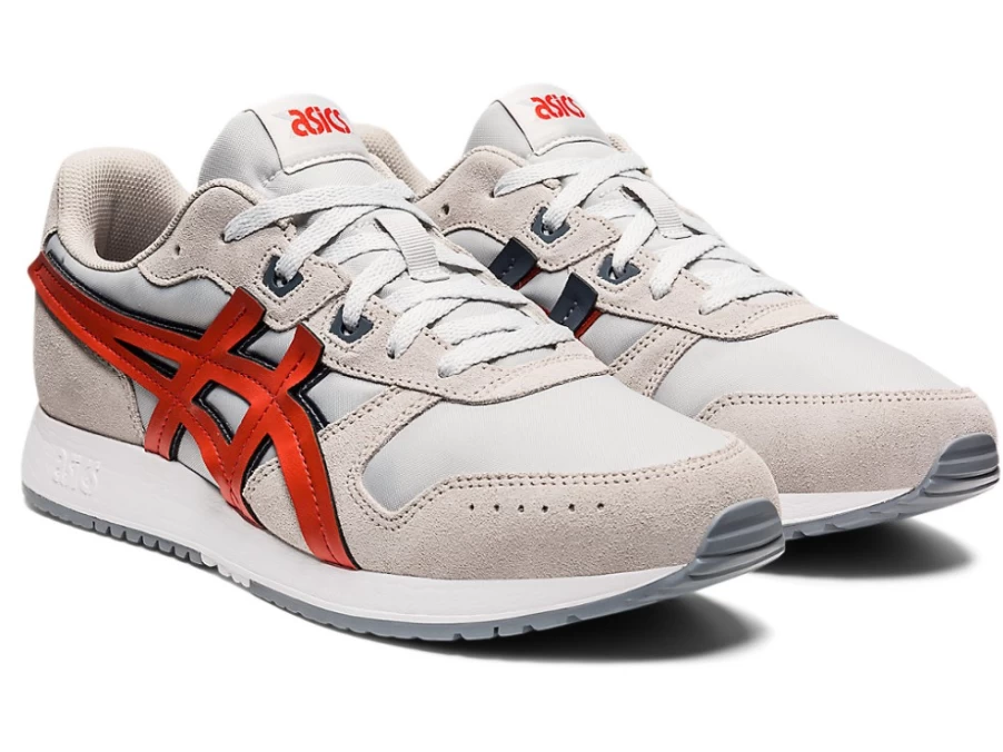 ASICS LYTE CLASSIC Men's Sneakers in Glacier Grey/Red Clay - Retro Running Shoes