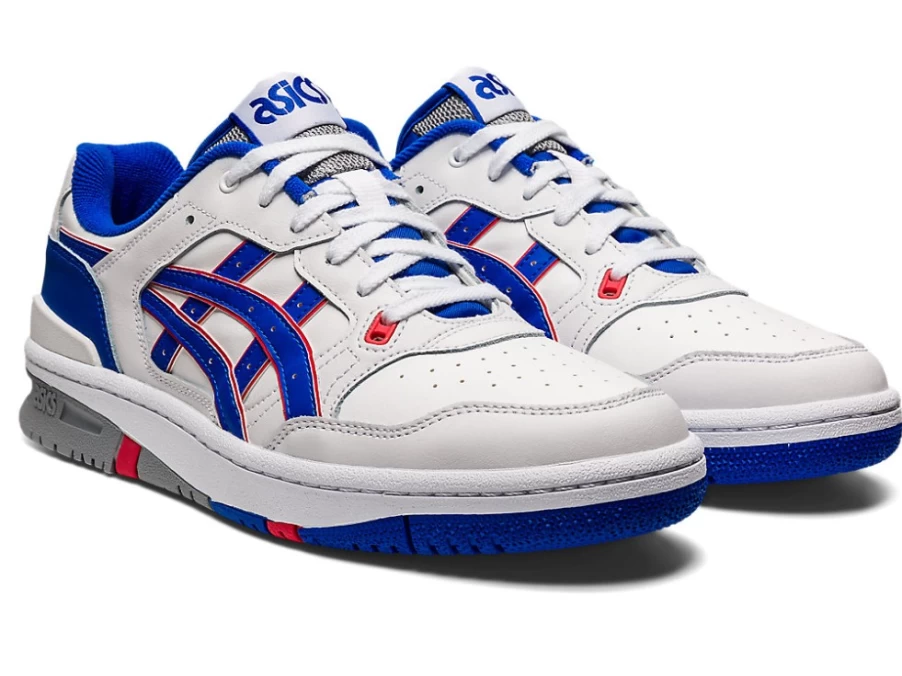 ASICS EX89 Unisex Sneakers in White/Illusion Blue - Retro Running Shoes