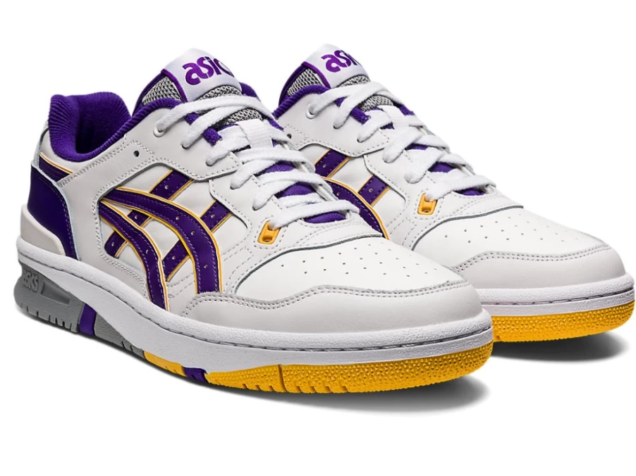 ASICS EX89 White Gentry Purple Unisex Sneakers