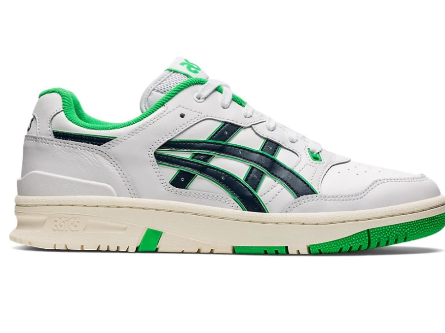 ASICS EX89 Unisex Sneakers in White/French Blue - Retro Running Shoes