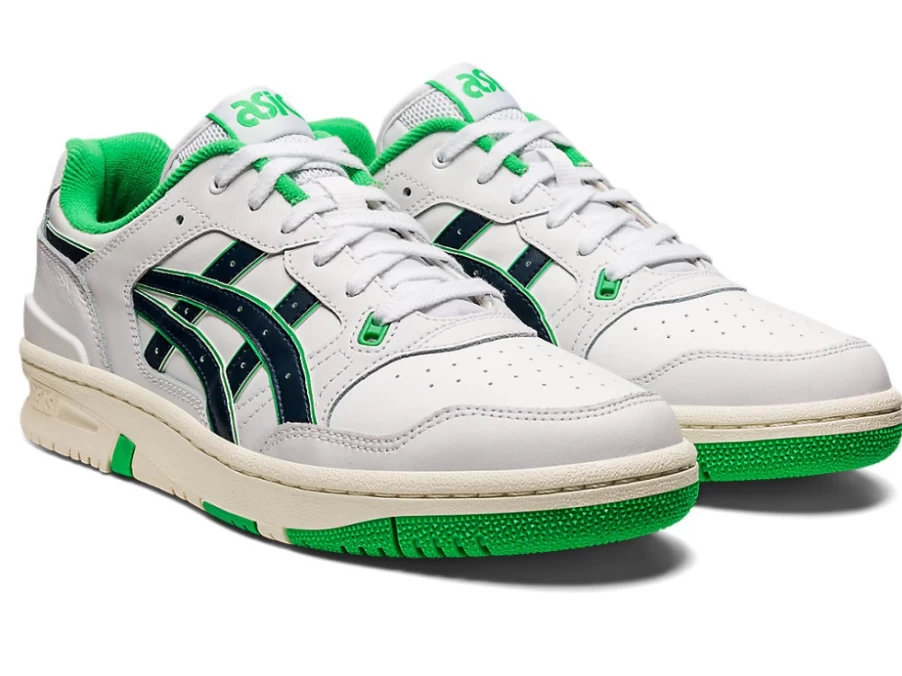 ASICS EX89 Unisex Sneakers in White/French Blue - Retro Running Shoes