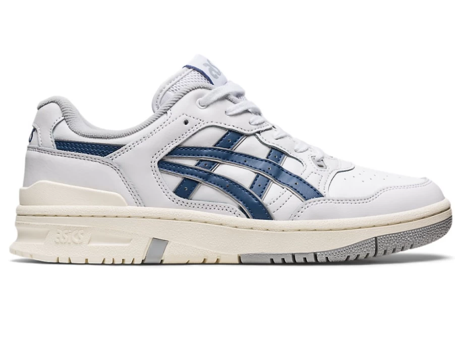 ASICS EX89 Unisex Sneakers in White/Grand Shark - Retro Running Shoes