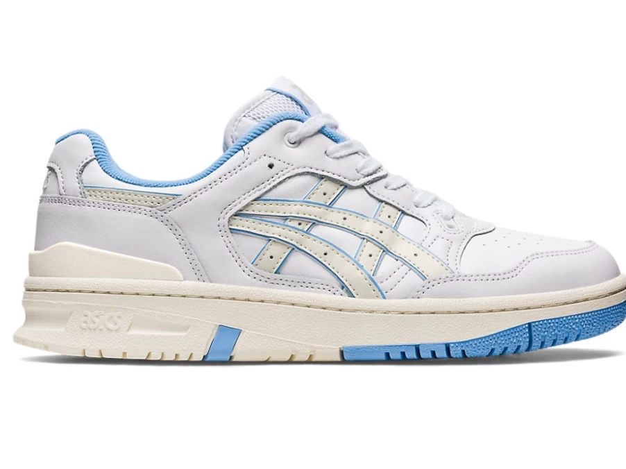 ASICS EX89 Unisex Sneakers in White/Cream - Retro Running Shoes for Men & Women
