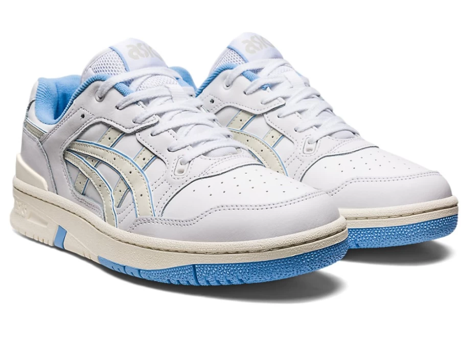 ASICS EX89 Unisex Sneakers in White/Cream - Retro Running Shoes for Men & Women