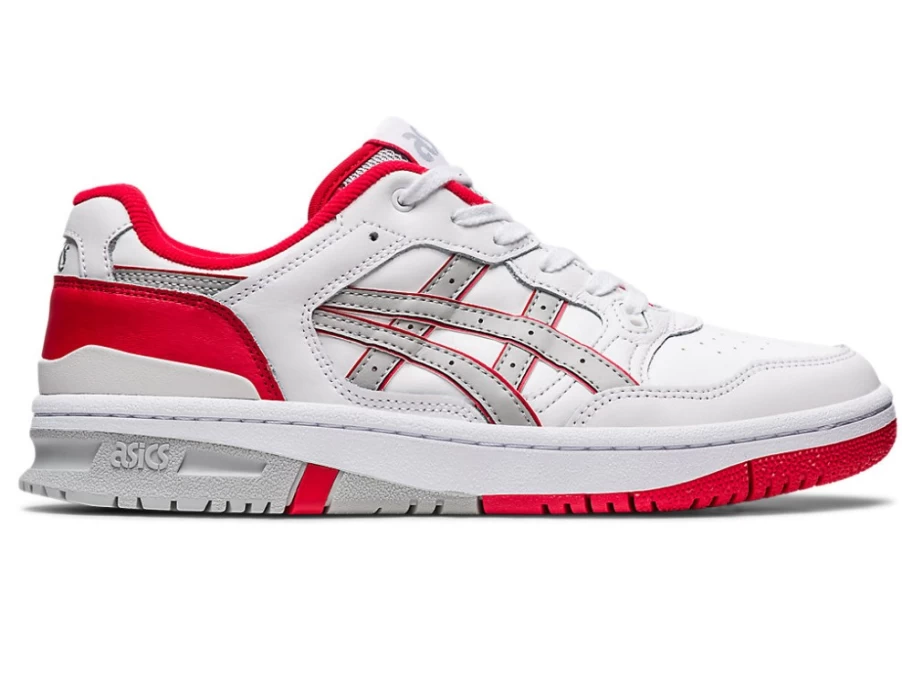 ASICS EX89 Unisex Sneakers in White/Classic Red - Retro Running Shoes