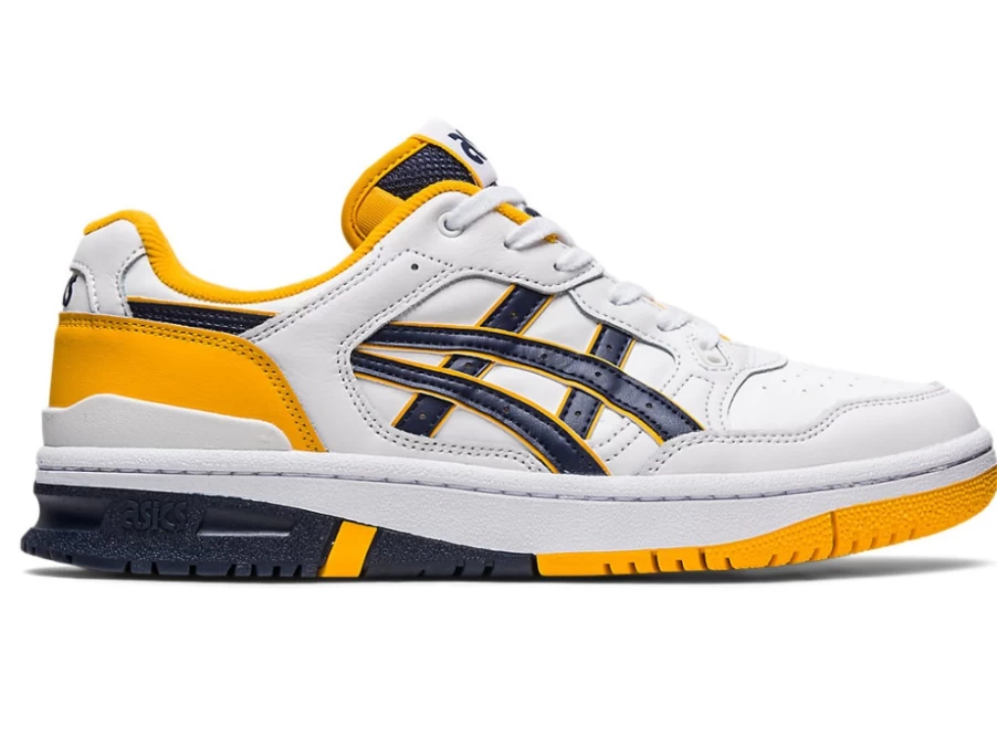 ASICS EX89 Unisex Sneakers in White/Midnight - Retro Running Shoes