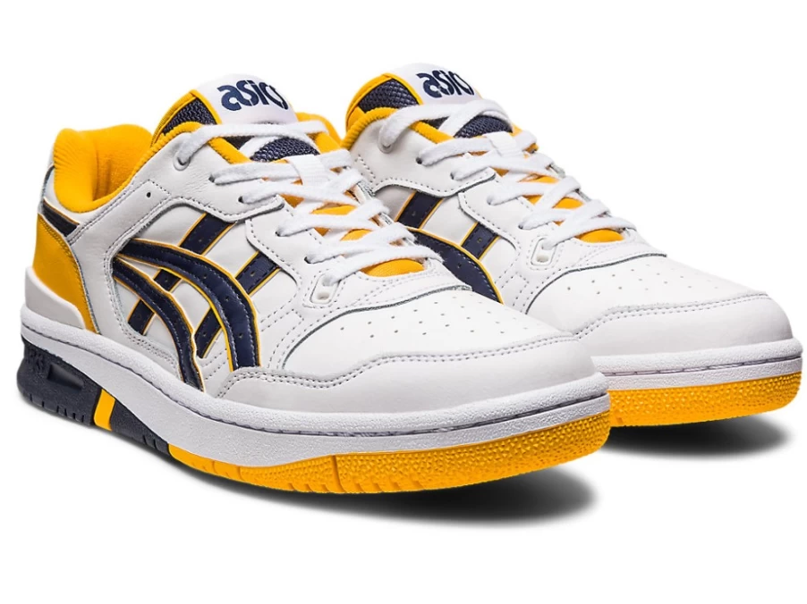 ASICS EX89 Unisex Sneakers in White/Midnight - Retro Running Shoes