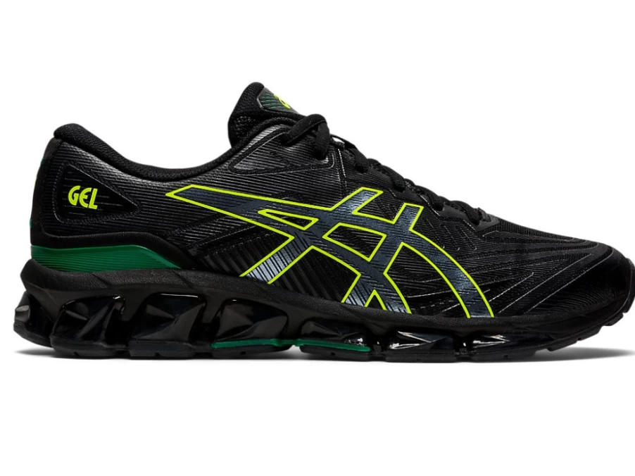 ASICS GEL-QUANTUM 360 VII Unisex Running Shoes - Black/Safety Yellow