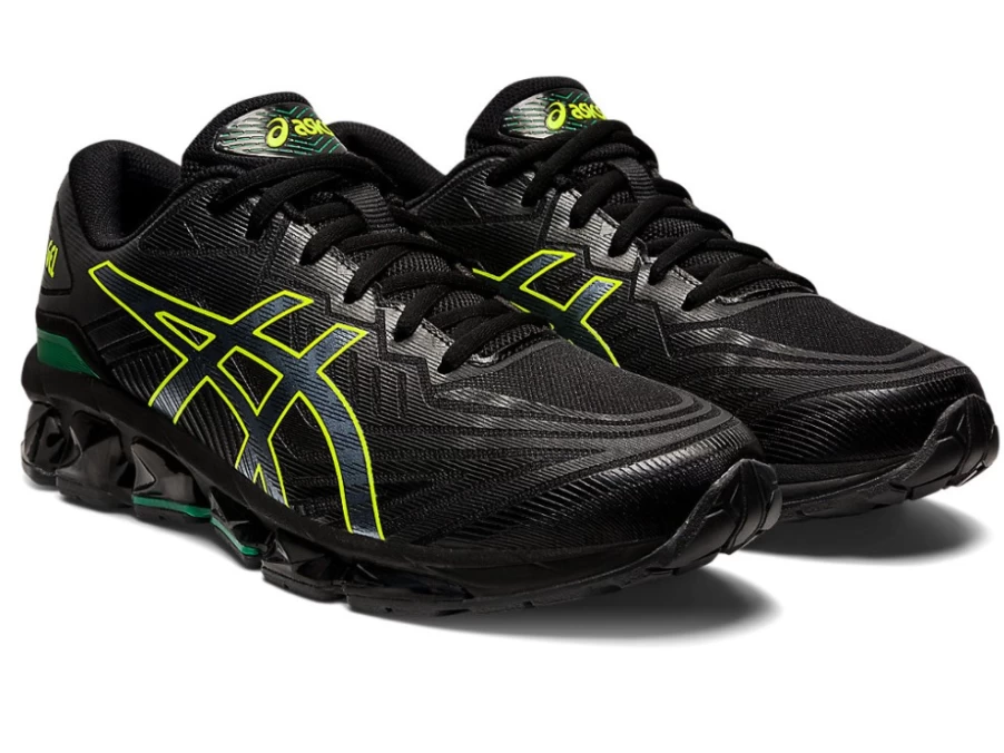 ASICS GEL-QUANTUM 360 VII Unisex Running Shoes - Black/Safety Yellow
