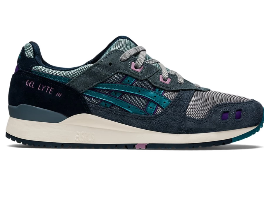 ASICS GEL-LYTE III OG Unisex Sneakers in Tarmac/Beryl Green - Retro Running Shoes