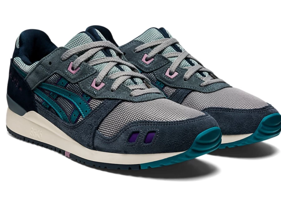 ASICS GEL-LYTE III OG Unisex Sneakers in Tarmac/Beryl Green - Retro Running Shoes
