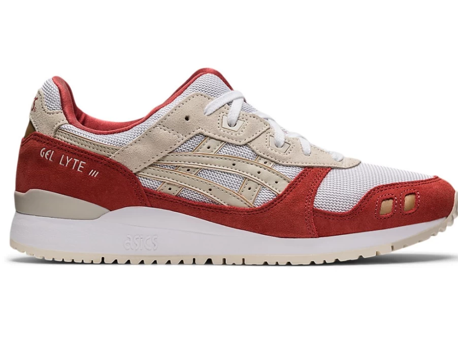 ASICS GEL-LYTE III OG Unisex Sneakers in White/Smoke Grey - Classic Running Shoes