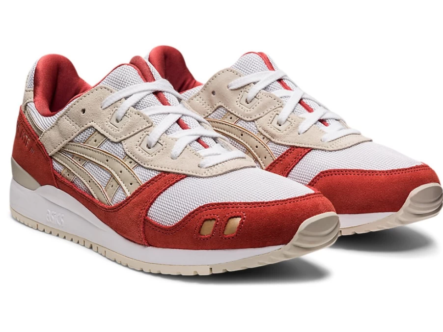 ASICS GEL-LYTE III OG Unisex Sneakers in White/Smoke Grey - Classic Running Shoes
