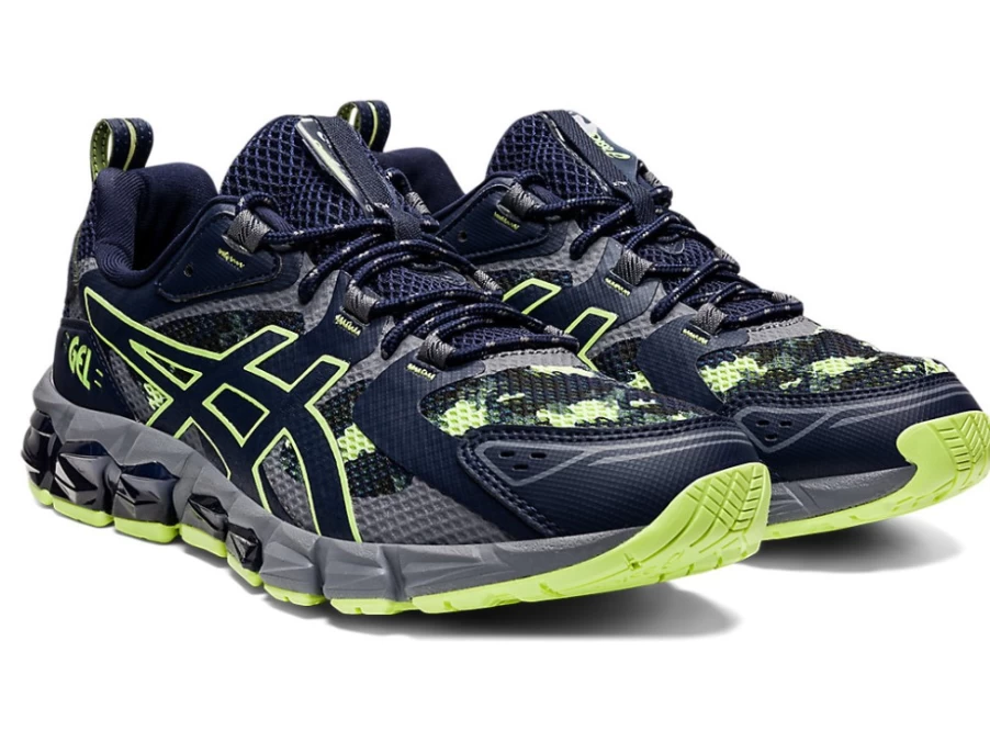 ASICS Men's GEL-QUANTUM 180 Running Shoes - Midnight/Lime Green