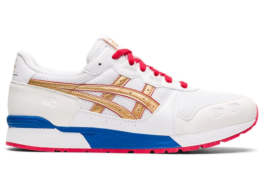 ASICS GEL-LYTE Men's Running Shoes - White/Pure Gold, Lightweight Comfort Sneakers