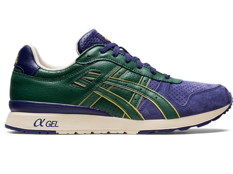 ASICS GT-II Men's Sneakers in Purple Matte/Hunter Green - Retro Running Shoes